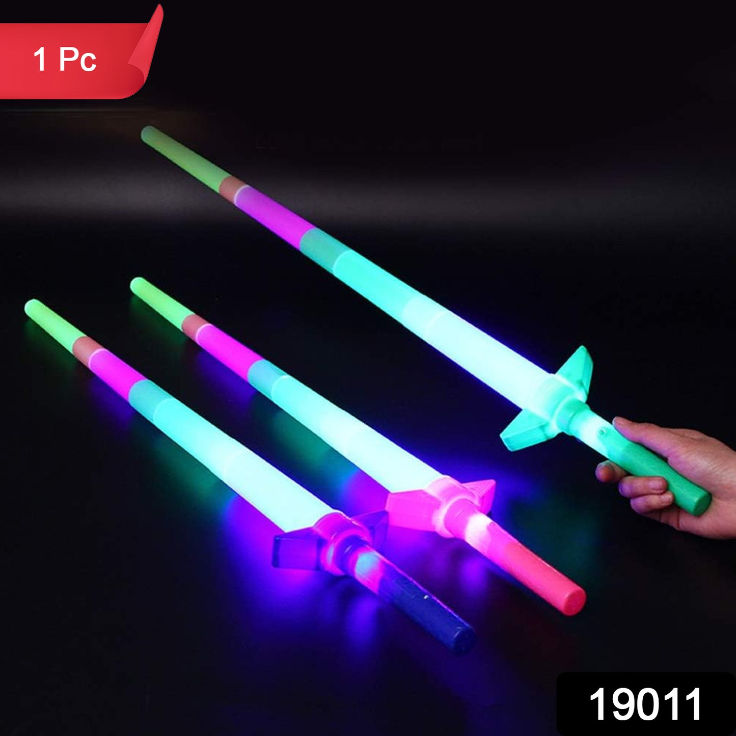 Sword With Led Lights Glow In The Dark Flashing Sword